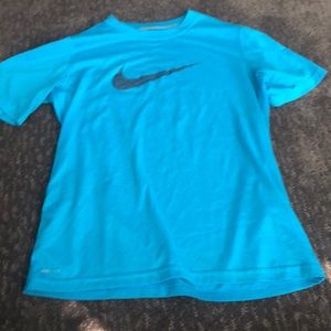Blue Nike shirt